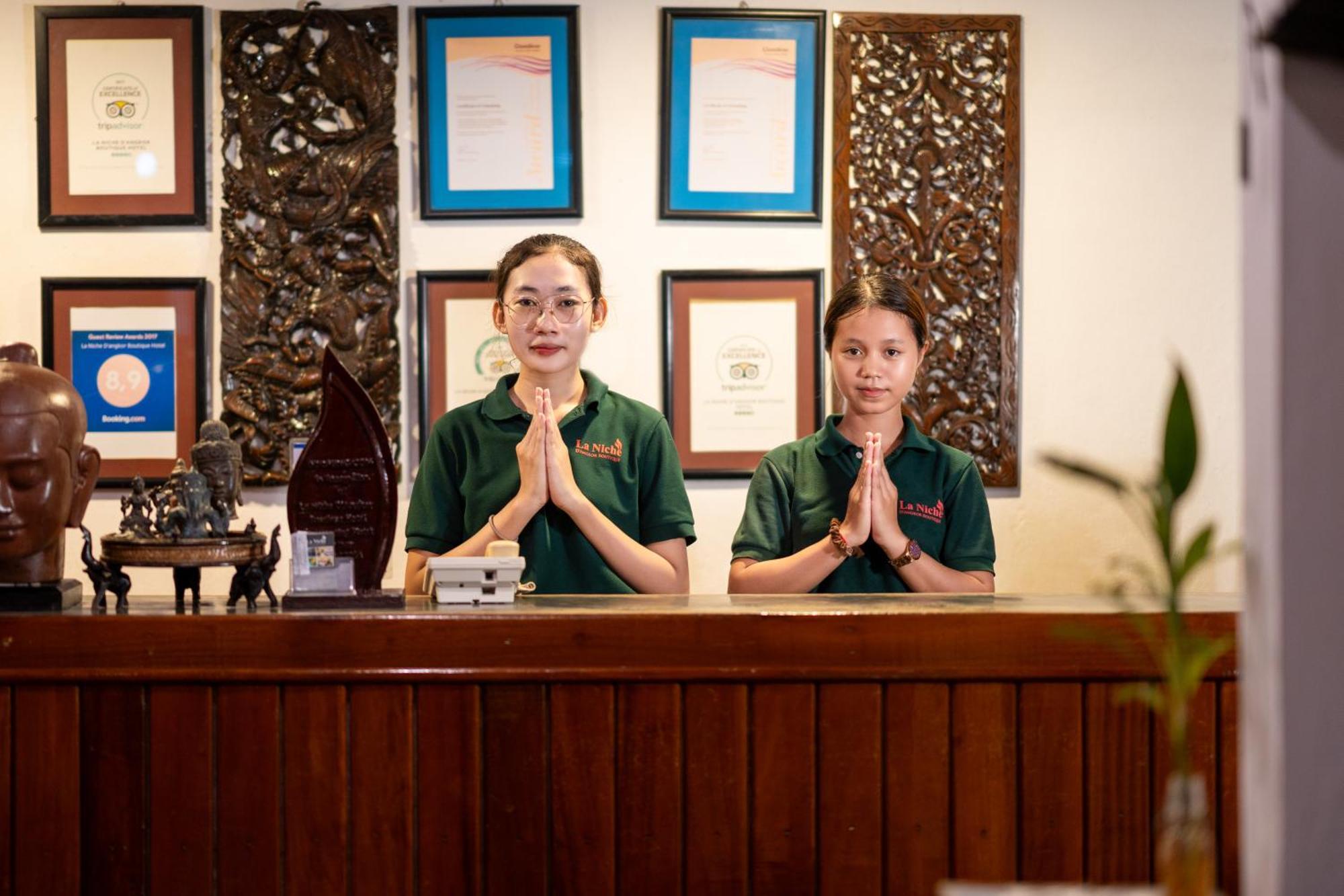 סיאם ריפ La Niche D'Angkor Boutique Hotel מראה חיצוני תמונה